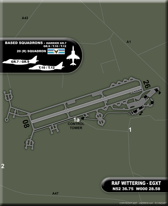 RAF Wittering Viewing map 
